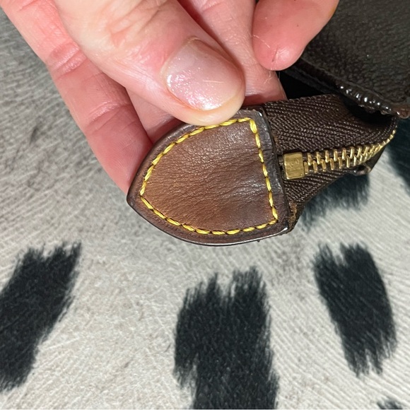 Louis Vuitton Brown Monogram Zip Pouch Clutch - Picture 10 of 16